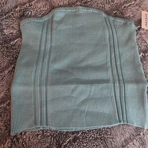 Light blue LA hearts by PacSun tube top